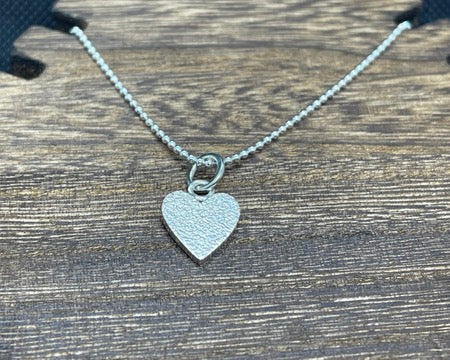 Chunky Glittery Heart Pendant