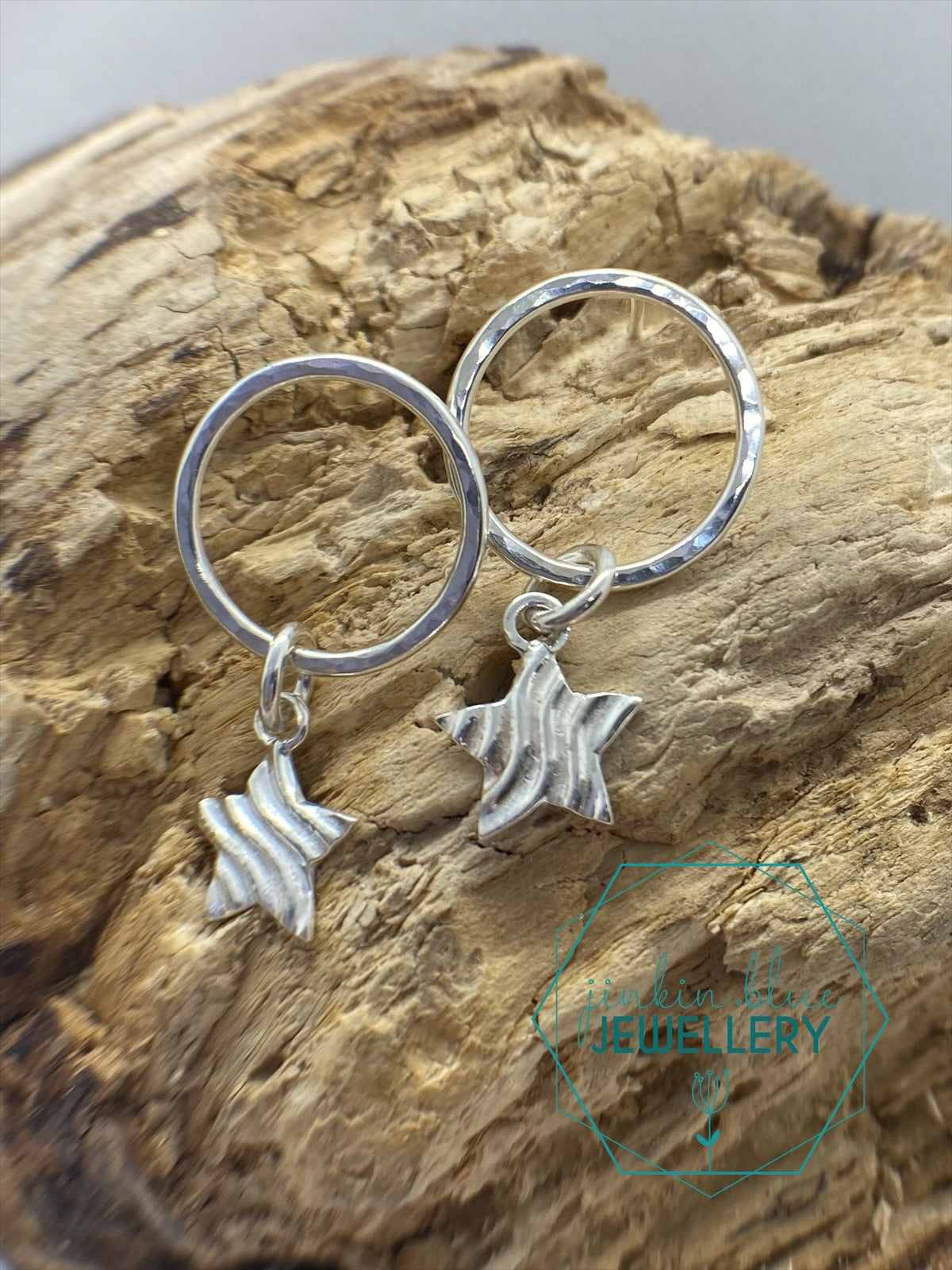 Wavy Star Stud Earrings 2