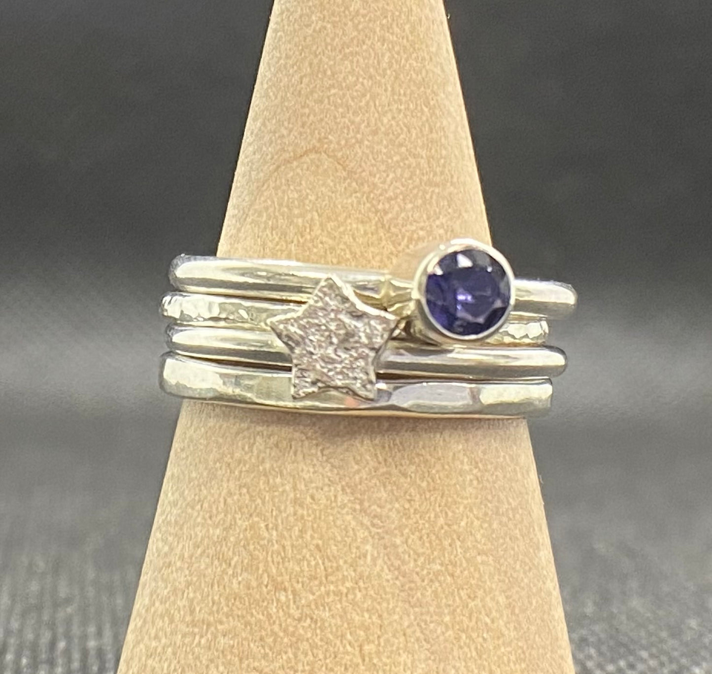 Starry Night Stacking Ring Set