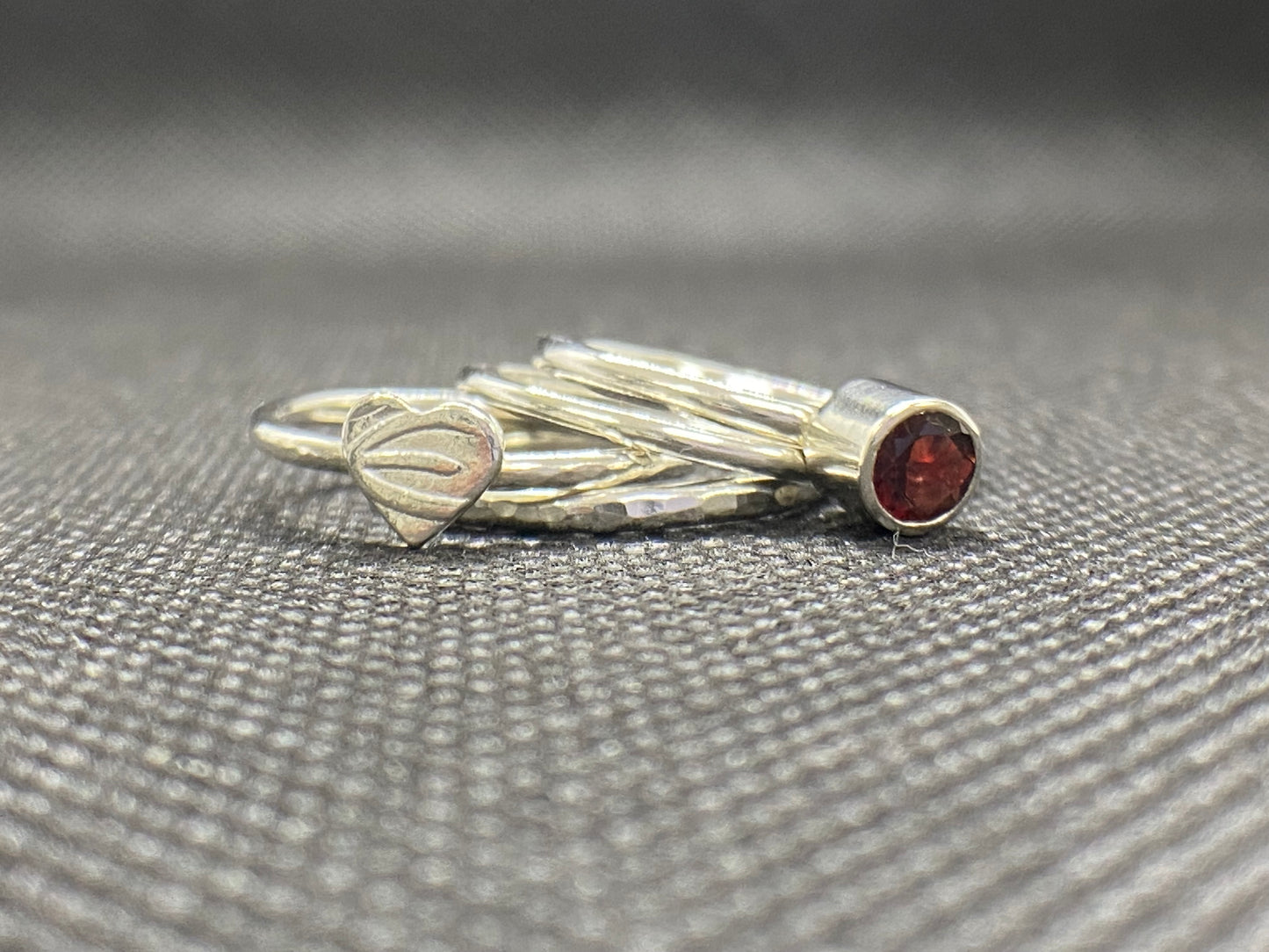 Warm Heart Stacking Ring Set